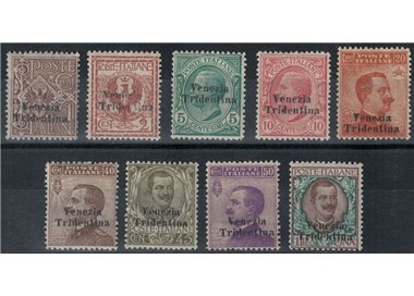 TRENTINO 1918 Venezia Tridentina 9v MNH** © (Luxury)