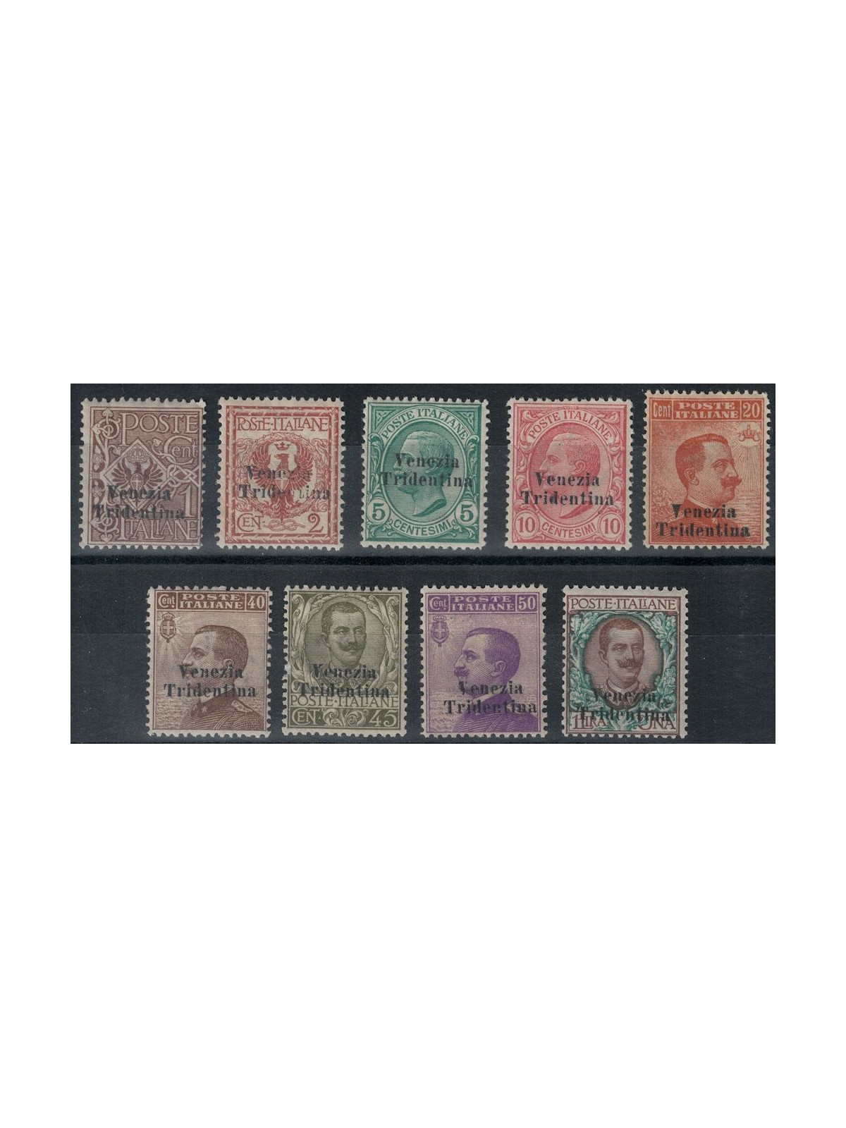 TRENTINO 1918 Venezia Tridentina 9v MNH** © (Lusso)