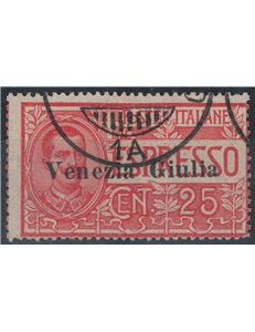 VENEZIA GIULIA 1919 Espresso overprinted us ©