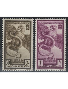 LIBIA 1938 Augusto (posta aerea) 2v MNH**