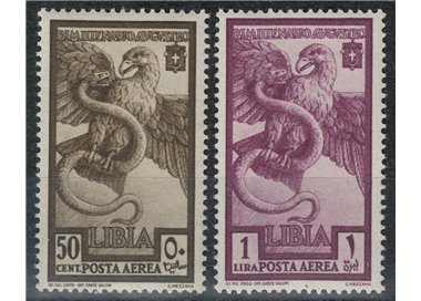 LIBYA 1938 August (airmail) 2v MNH**