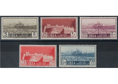 TRIPOLITANIA 1939 13th Tripoli Fair 5v MNH**