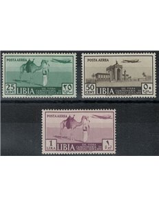 TRIPOLITANIA 1939 13th Tripoli Fair (airmail) 3v MNH**