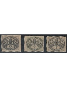VATICAN 1946 Postage Due (grey paper) 3v MNH** ©