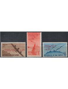 SAN MARINO 1946 Philatelic Conference 3v MNH**
