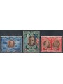 SAN MARINO 1947 Roosevelt overprinted (airmail) 3v MH*