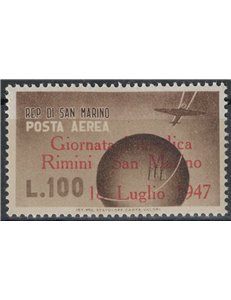 SAN MARINO 1947 Giornata Filatelica (posta aerea) MNH**