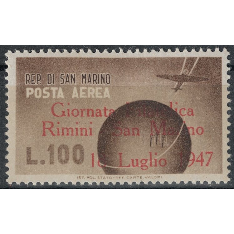 SAN MARINO 1947 Philatelic Day (airmail) MNH**
