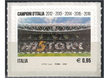 ITALIA 2016 Juventus Campione d'Italia, Hi5tory MNH**