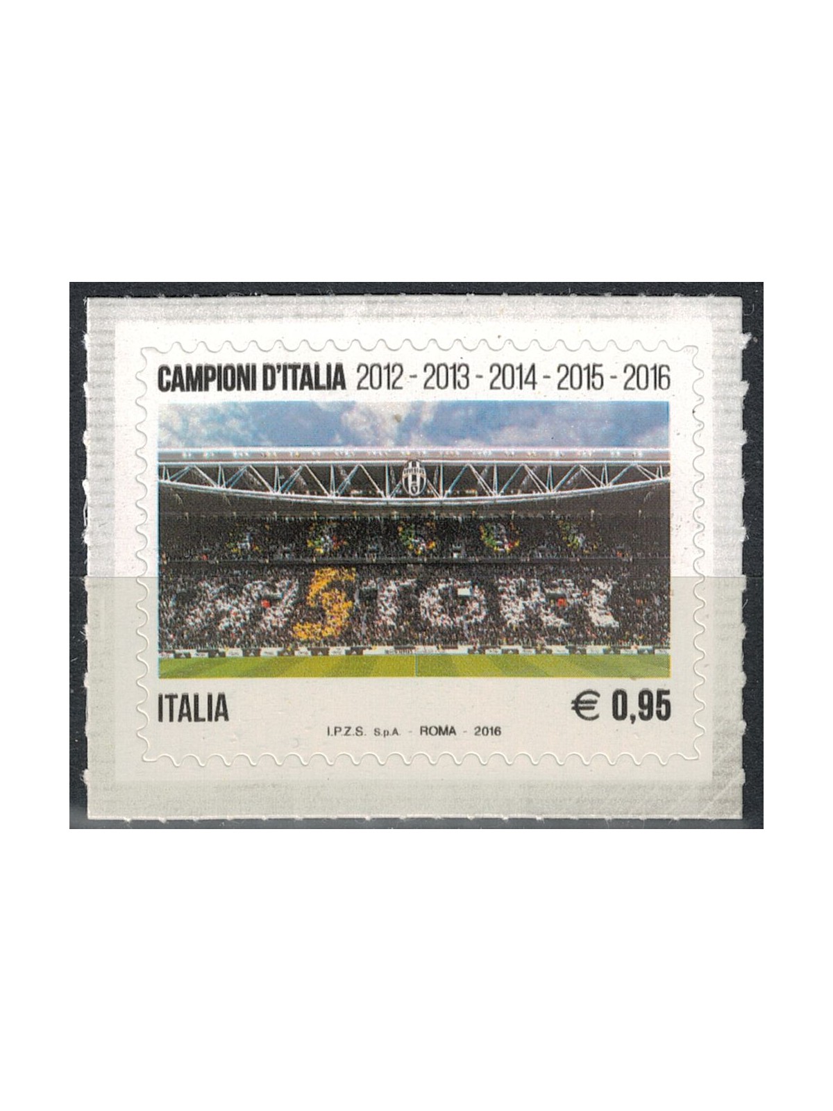 ITALY 2016 Juventus Italian Champion, Hi5tory MNH**