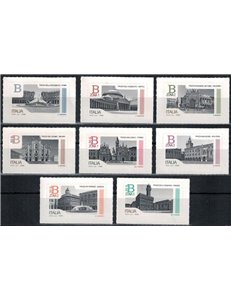 ITALIA 2016 Piazze d'Italia 8v MNH**