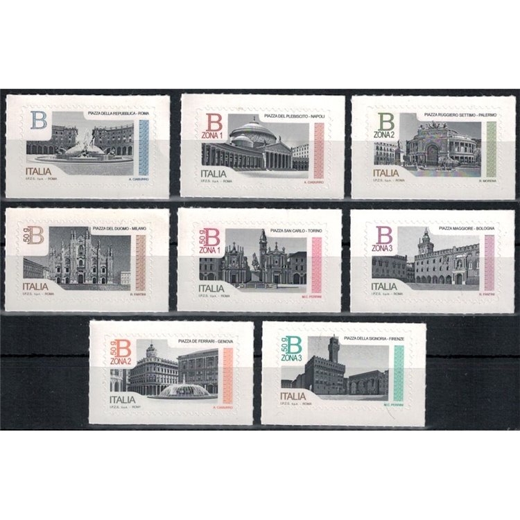 ITALIA 2016 Piazze d'Italia 8v MNH**