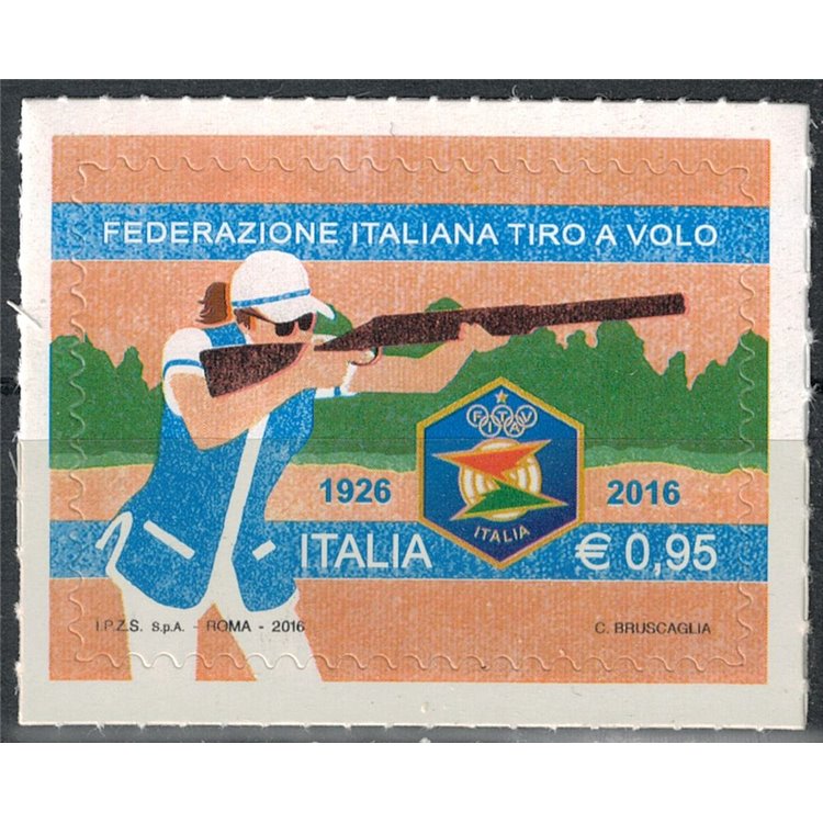 ITALIA 2016 Federazione Italiana Tiro a Volo MNH**