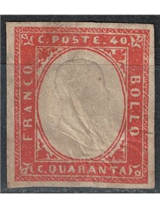 ITALY KINGDOM 1861 Matraire (40c vermilion) MNH**