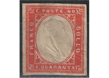 ITALY KINGDOM 1861 Matraire (40c vermilion) MNH**