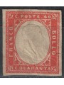 ITALY KINGDOM 1861 Matraire (40c vermilion) MNH**