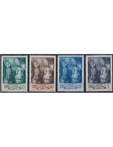 VATICAN 1943 Episcopate of Pius XII 4v MH*
