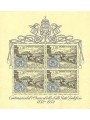 VATICANO 1952 Centenario del francobollo BF MH*
