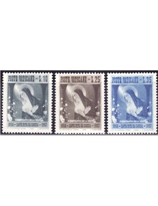 VATICAN 1956 Saint Rita of Cascia 3v MH*