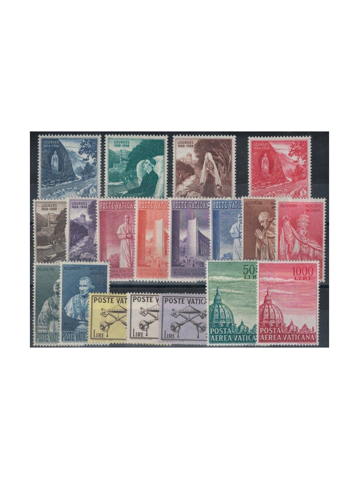 VATICAN 1958 Complete Year 19v MH*