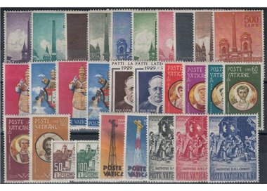 VATICAN 1959 Complete Year 29v MH*