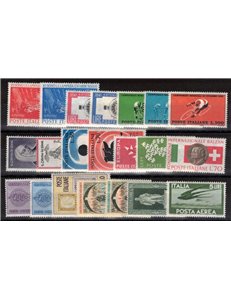 ITALY 1962 Complete Year 21v MH*