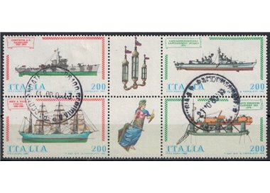 ITALIA 1980 Navi (blocco) 4v us