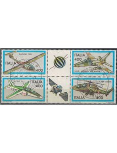 ITALY 1983 Aircraft (block) 4v us