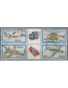 ITALY 1982 Aircraft (block) 4v us