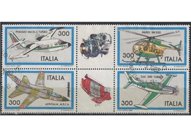 ITALIA 1982 Aerei (blocco) 4v us