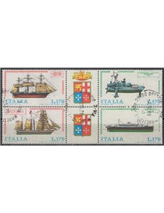 ITALY 1977 Ships (block) 4v us