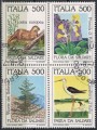 ITALIA 1985 Flora e fauna da salvare (blocco) 4v us