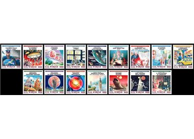 SAN MARINO 1998 Un secolo di fantascienza 16v MNH**