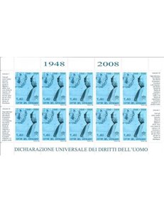 VATICANO 2008 Visita del Papa all'ONU MF MNH**