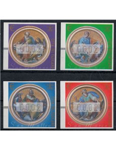 VATICANO 2002 Automatici 0,02 (fili di seta) 4v MNH**