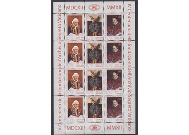 VATICAN 2012 Vatican Secret Archives m/s MNH**
