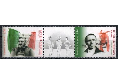 SAN MARINO 2012 Masters of Freedom 2v MNH**