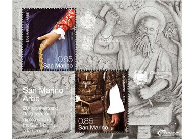 SAN MARINO 2012 Relations between San Marino and Croatia s/s MNH**