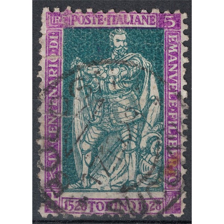 ITALIA REGNO 1928 Emanuele Filiberto £5 us