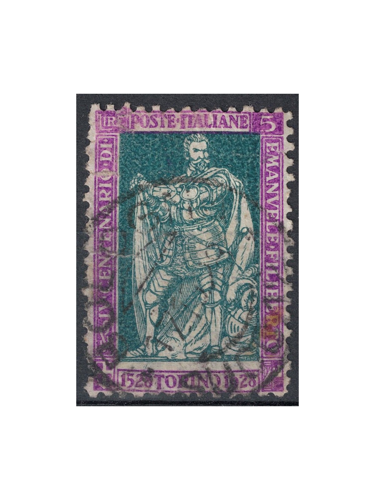 ITALY KINGDOM 1928 Emanuele Filiberto £5 us
