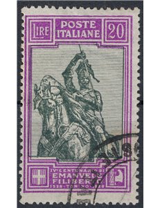 ITALY KINGDOM 1928 Emanuele Filiberto 20£ us