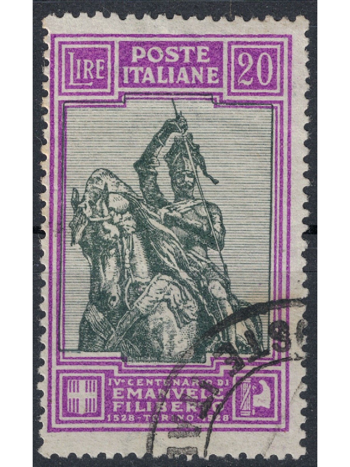 ITALIA REGNO 1928 Emanuele Filiberto 20£ us