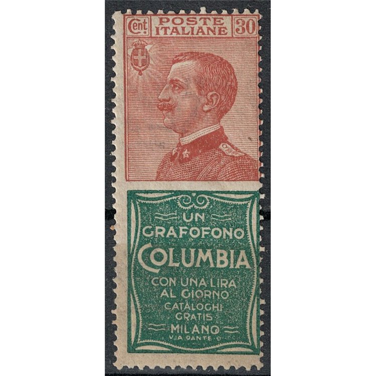 ITALY KINGDOM 1924-25 Advertising 30c (Columbia) MH*