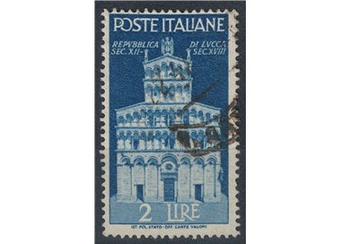 ITALY 1946 Variety £2 Advent of the, watermark position DA us