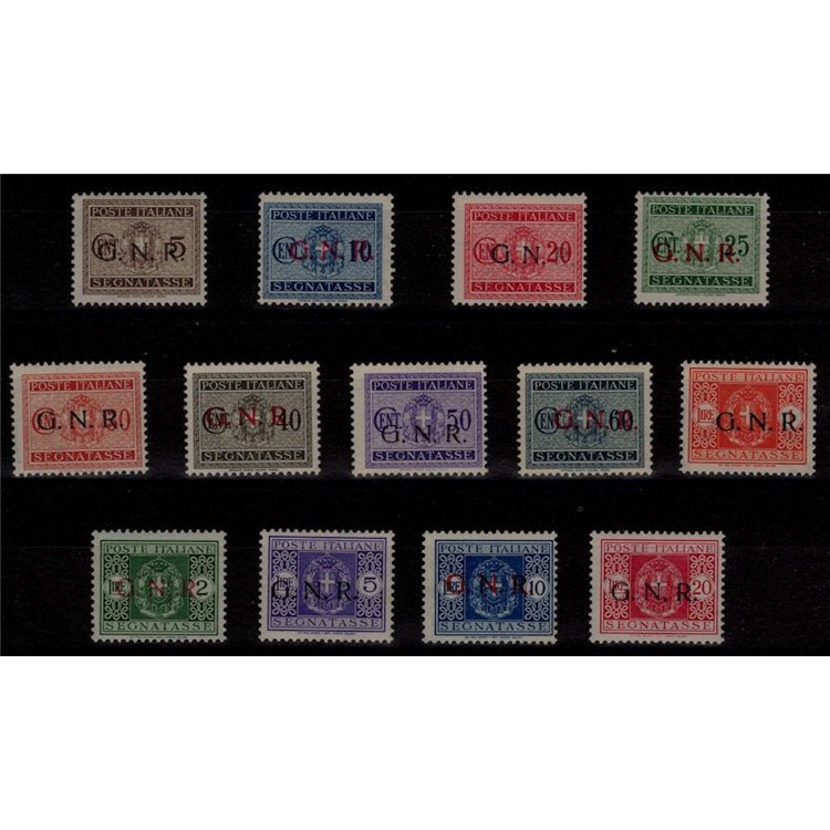 ITALY RSI 1943 Postage Due GNR (Verona) 13v MNH** ©