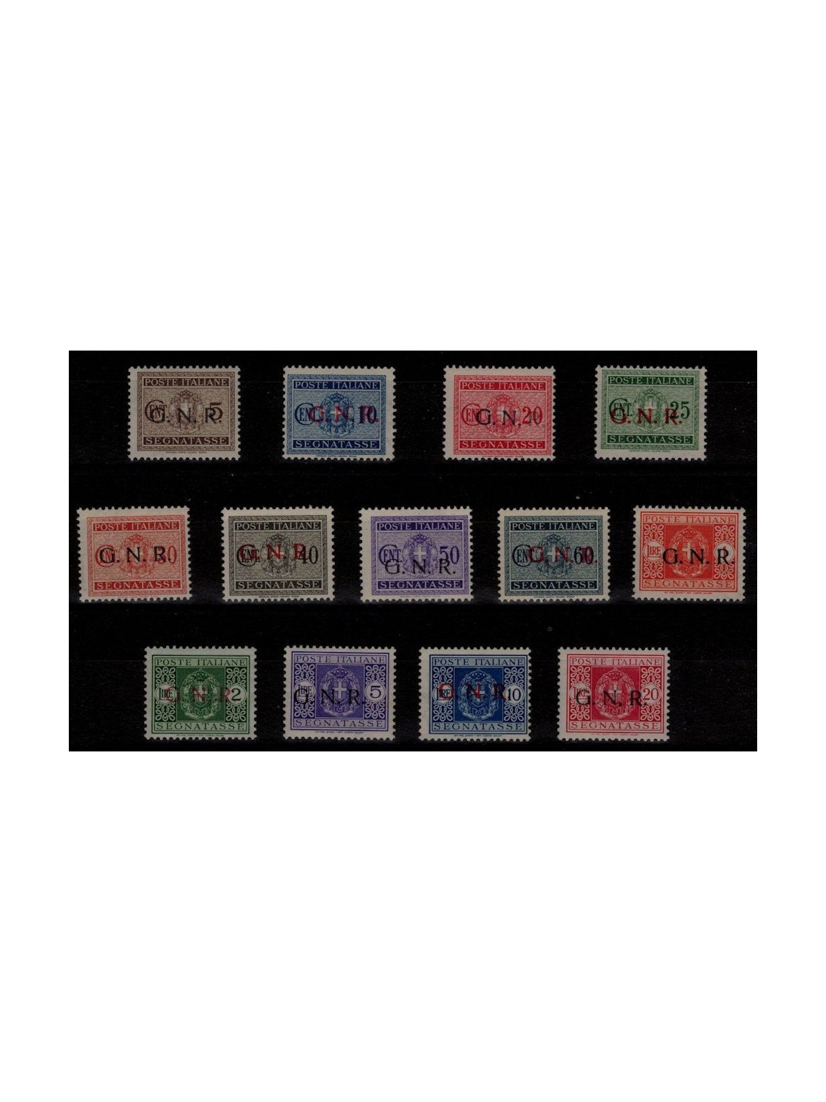 ITALY RSI 1943 Postage Due GNR (Verona) 13v MNH** ©