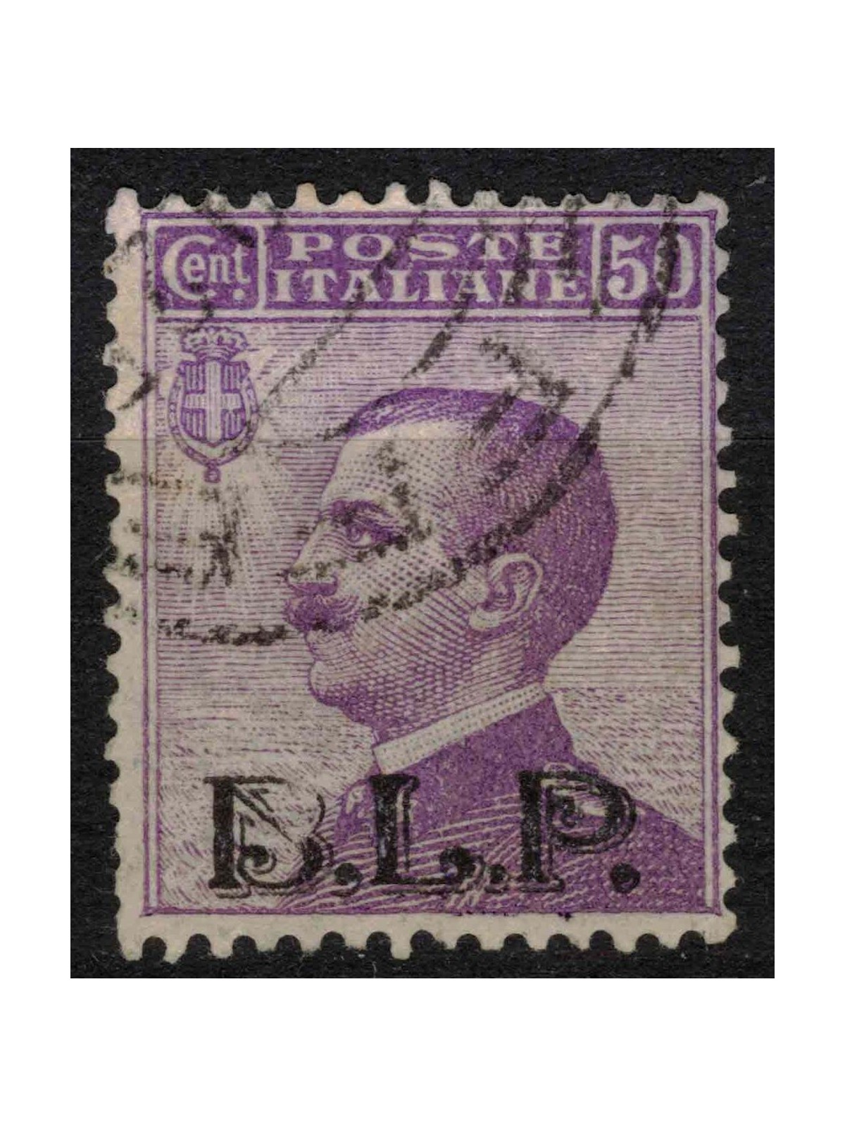 ITALY KINGDOM 1922-23 BLP 50c violet us ©