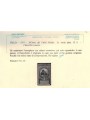 ITALIA REGNO 1911 Varietà 5c Unità d'Italia dentellato 13½ MH* ©