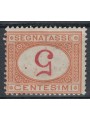 ITALY KINGDOM 1890-94 Variety Postage Due 5c with inverted figure MNH**