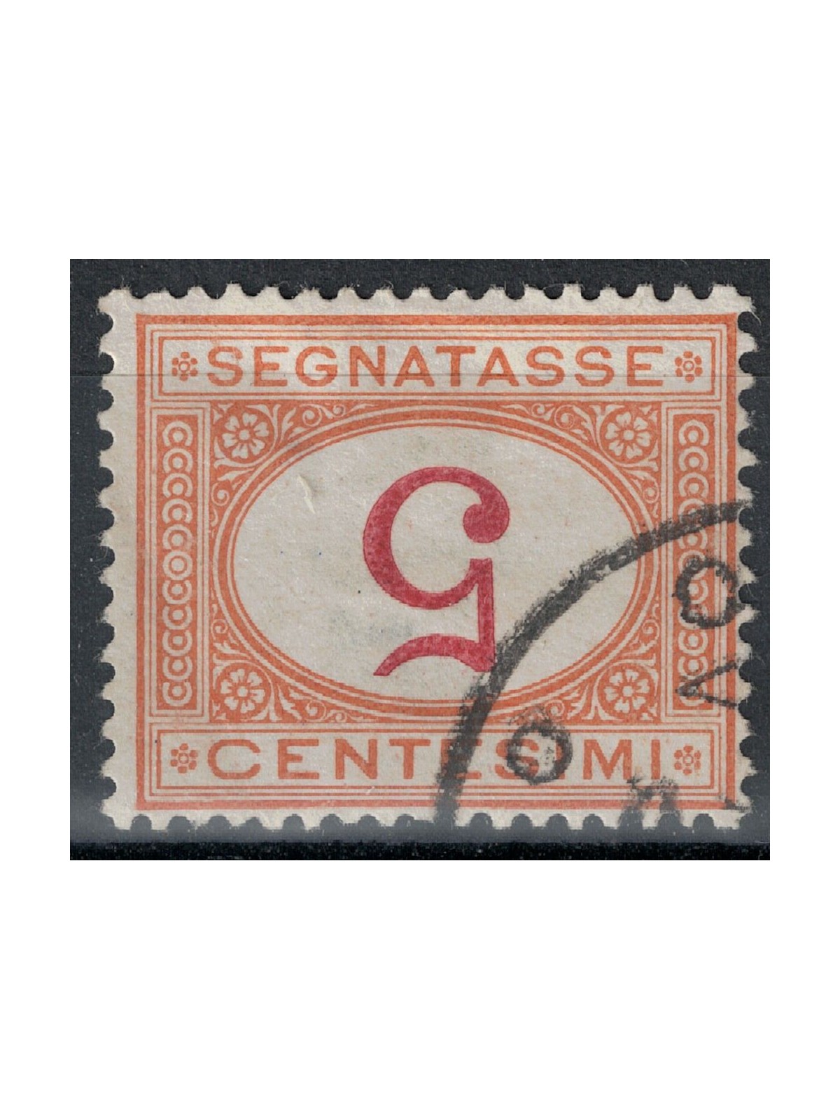ITALY KINGDOM 1890-94 Variety Postage Due 5c (upside down figure) us